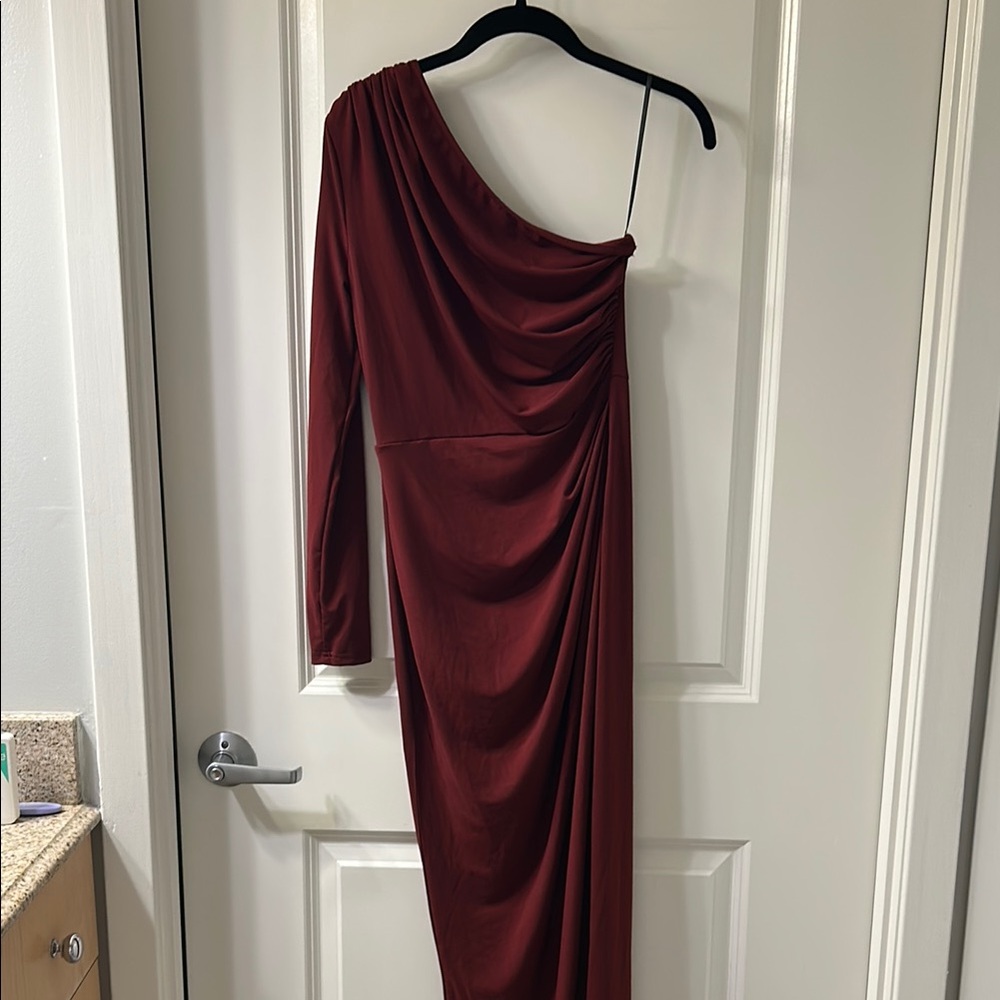 Brand-New Red Body Contour Dress